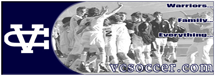 Archival Valley Christian Warriors soccer team celebration